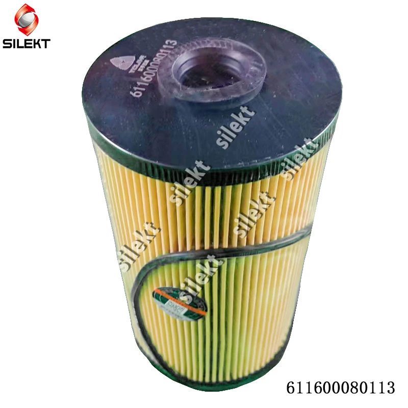 Diesel Filter 611600080113 Weichai 1001362240 Wp10h Wp7 Wp12 Engine Oil Filter Element Truck Spare Parts