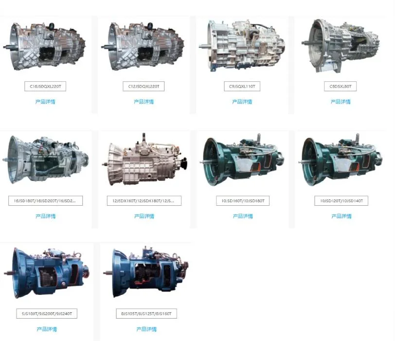 Auto Parts - Fuller Fast Gear Box Transmission Parts of 12js200t, 9js180, 12js160t, 9js135