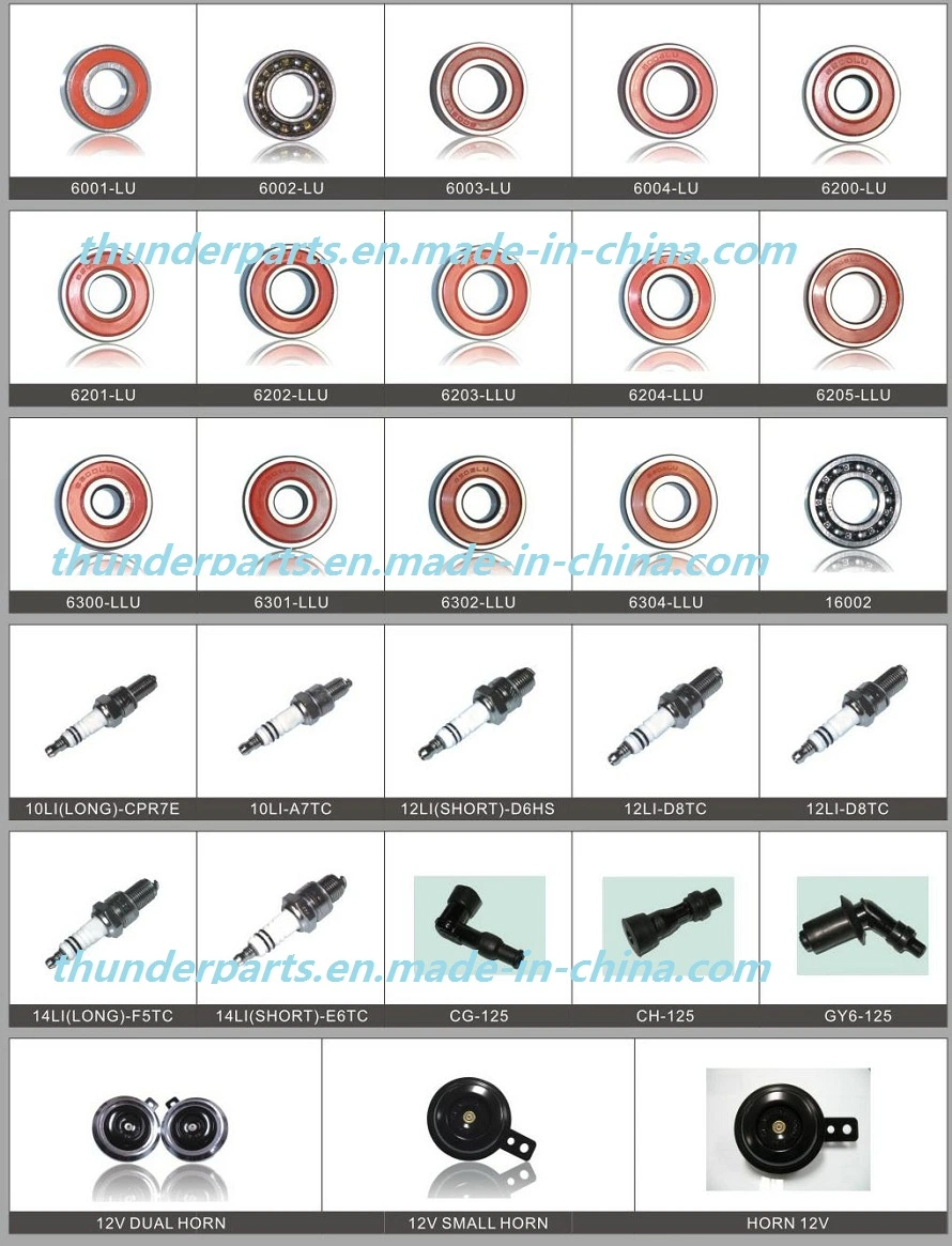 Motorcycle Body/Electric/Brake/Transmission/Carburetor/Clutch/Ignition/Coils/Switches/Crankshaft/Cylinder/Piston/Motor/Head/Pump/Camshaft and Spare Parts